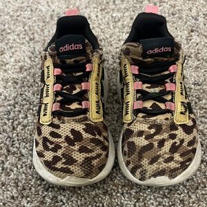 Adidas Kids' Camo Sneakers - Brown and Pink